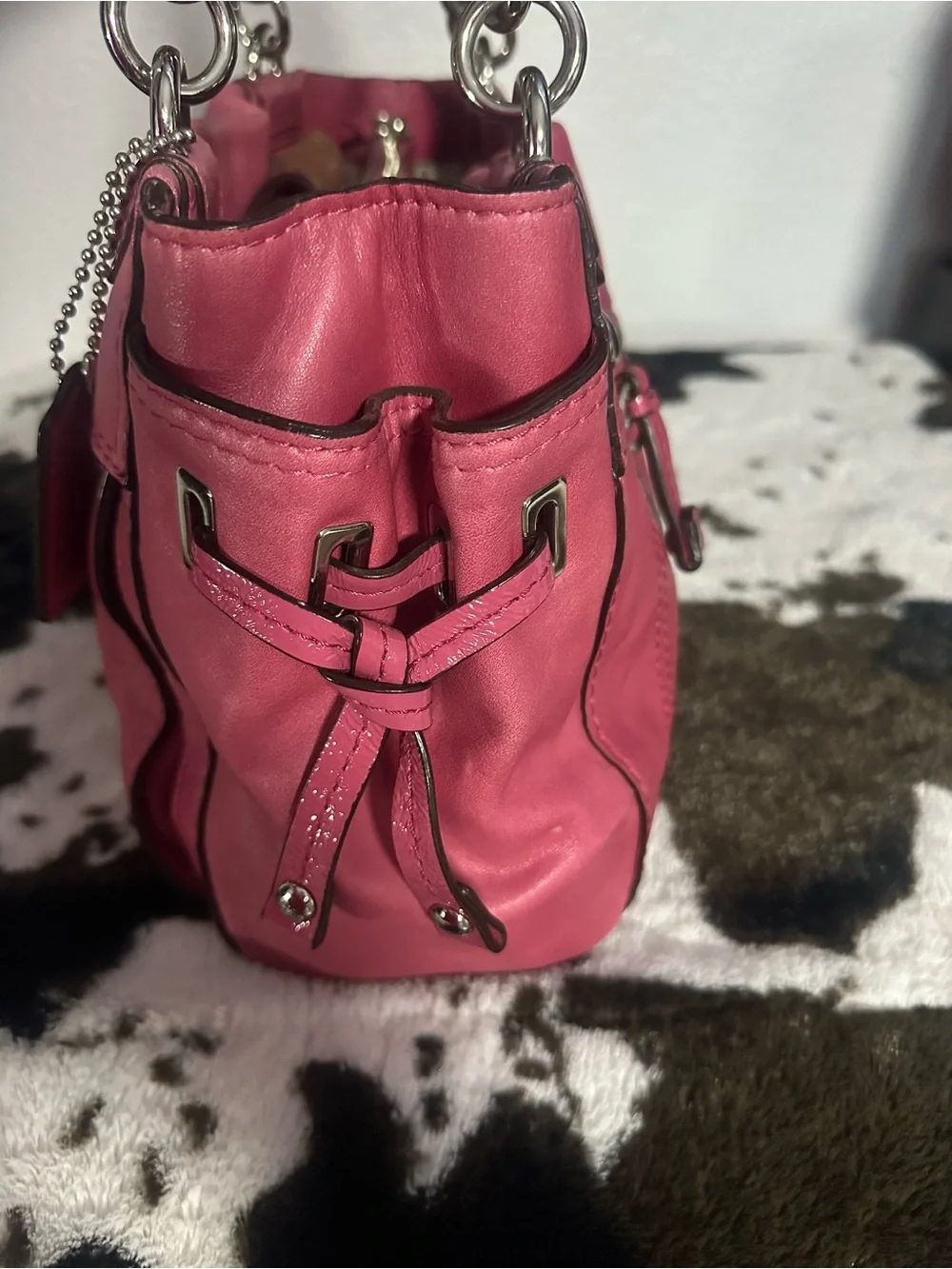 COACH PEYTON TURNLOCK CARRYALL/SATCHEL PURSE
